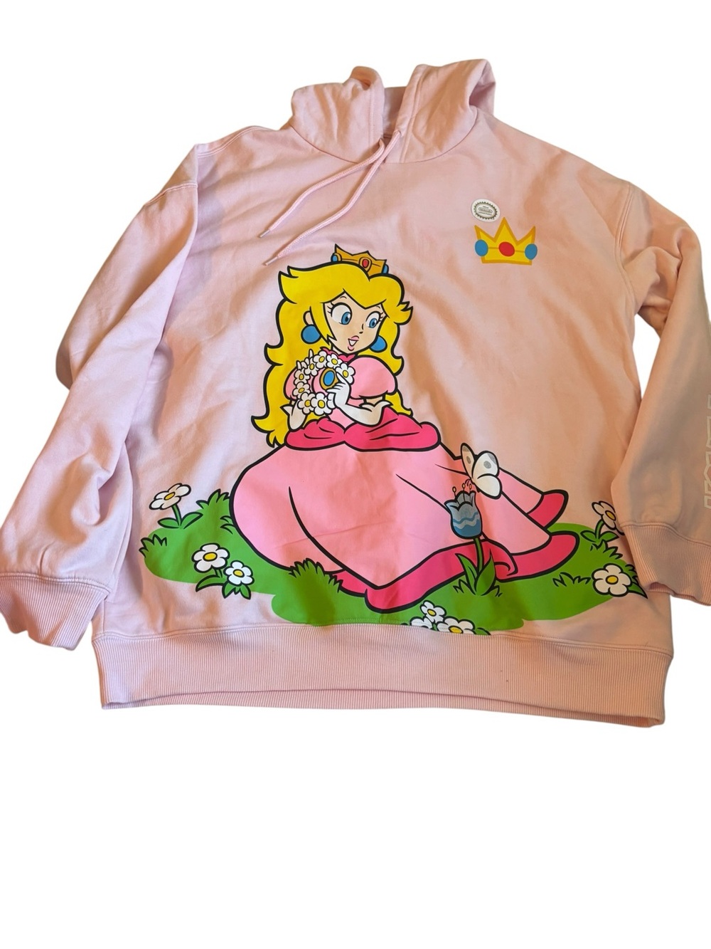 Nintendo Pink Princess Peach Graphic Hoodie - Picture 5 of 7